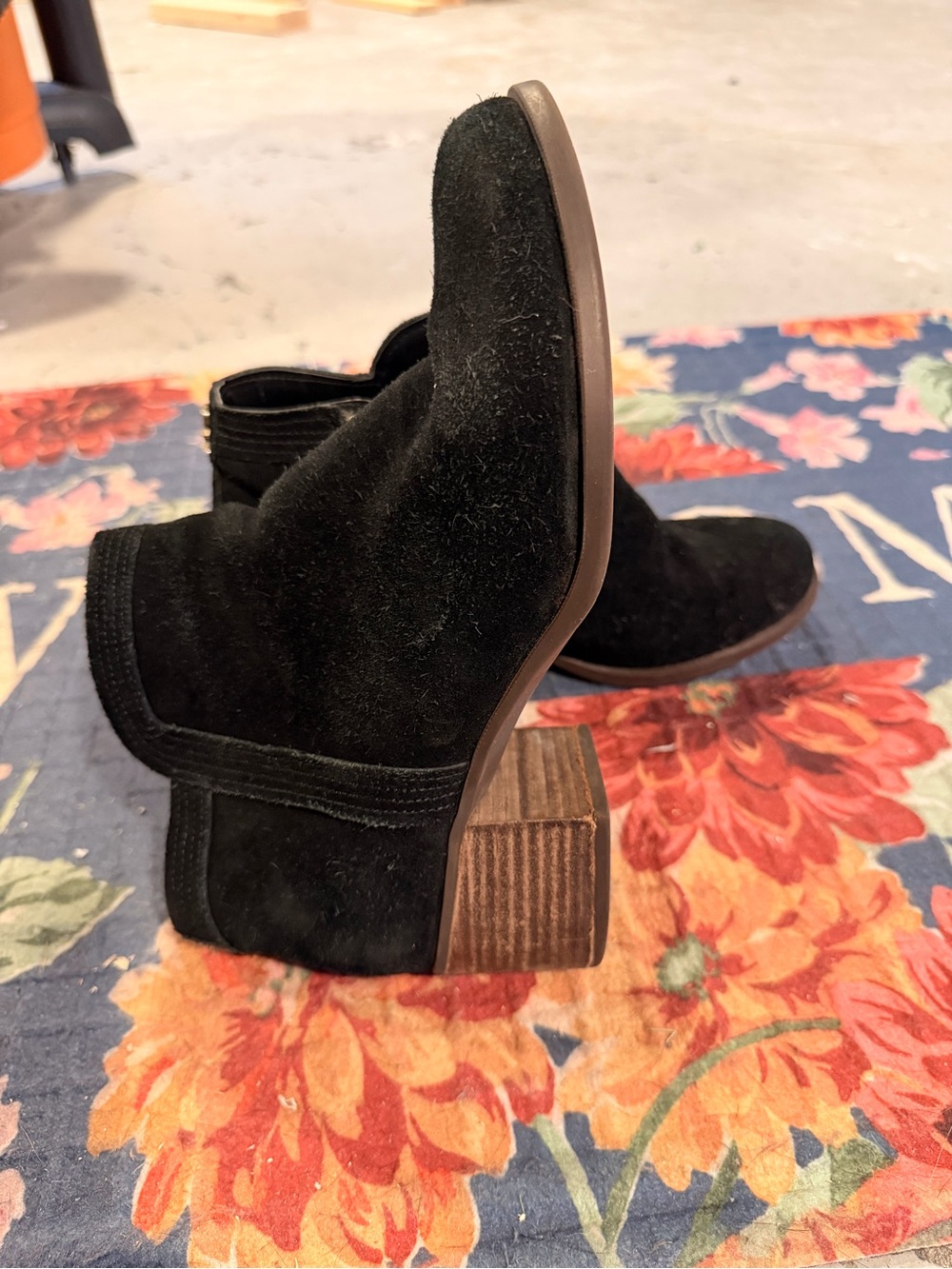Koolaburra Black Suede Ankle Boots - Picture 4 of 5